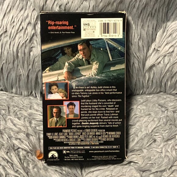 Double Jeopardy (VHS, 1999) Ashley Judd Tommy Lee Jones - Picture 2 of 4